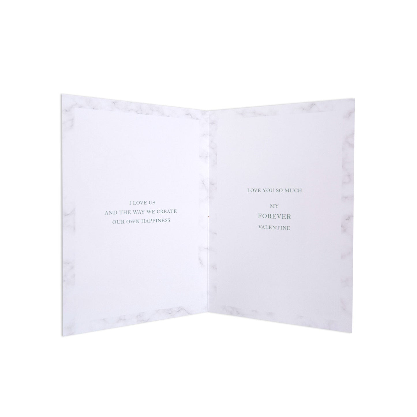 Valentine's Day Card - "My Love" Gold Heart