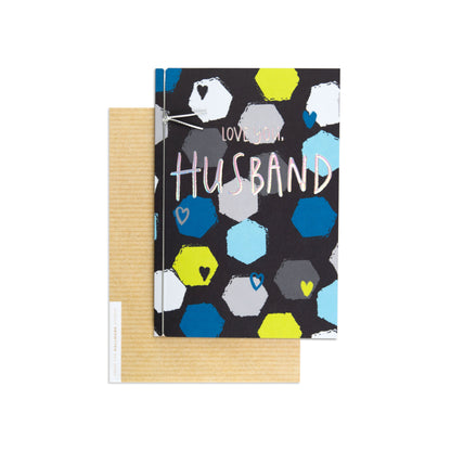 Love You Husband Colourful Appreciation Card
