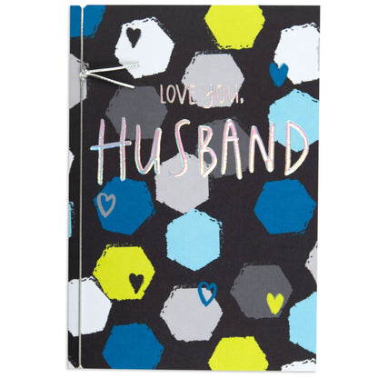 Love You Husband Colourful Appreciation Card