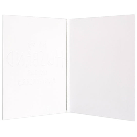 For My Husband Contemporary Colourful Anniversary Card