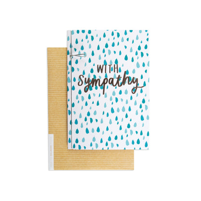 With Sympathy Vibrant Polka Dot Sympathy Card
