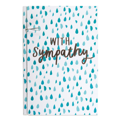 With Sympathy Vibrant Polka Dot Sympathy Card