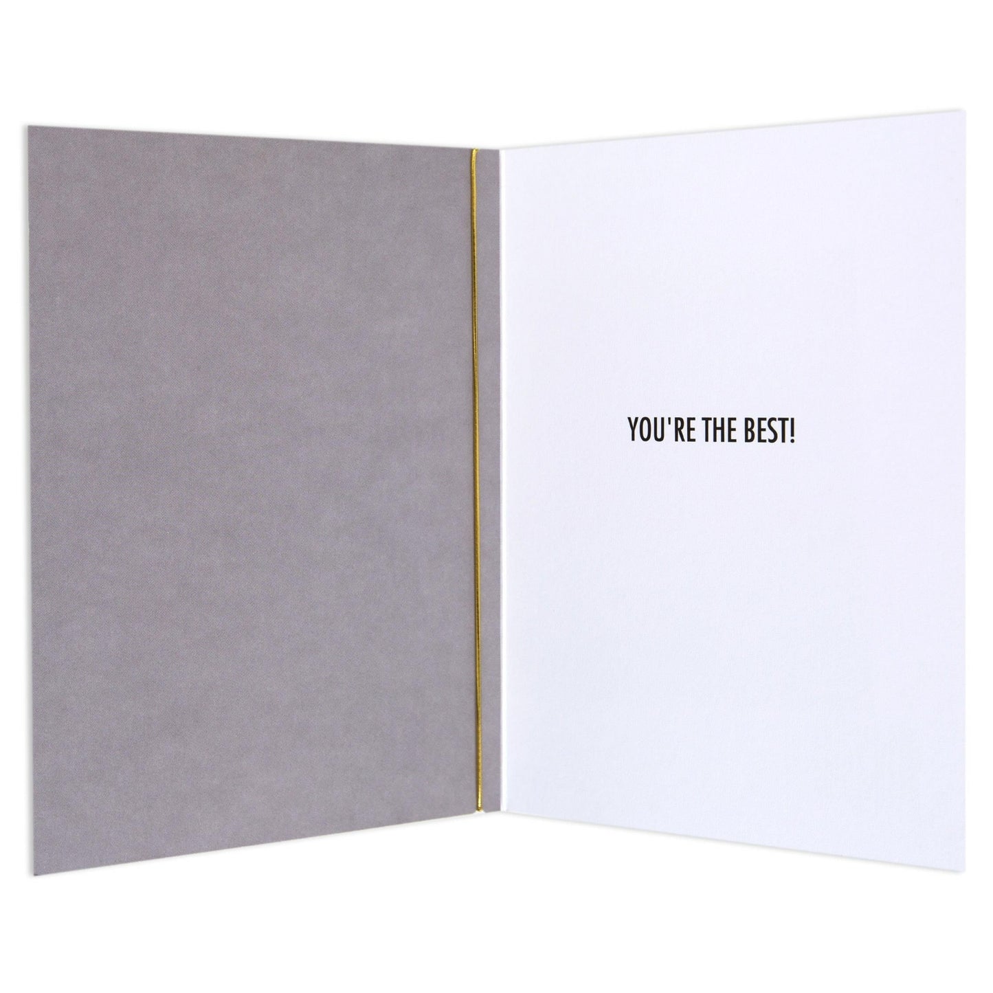 You're The Best Sweet Contemporary Thank You Card