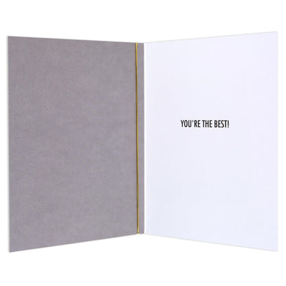 You're The Best Sweet Contemporary Thank You Card
