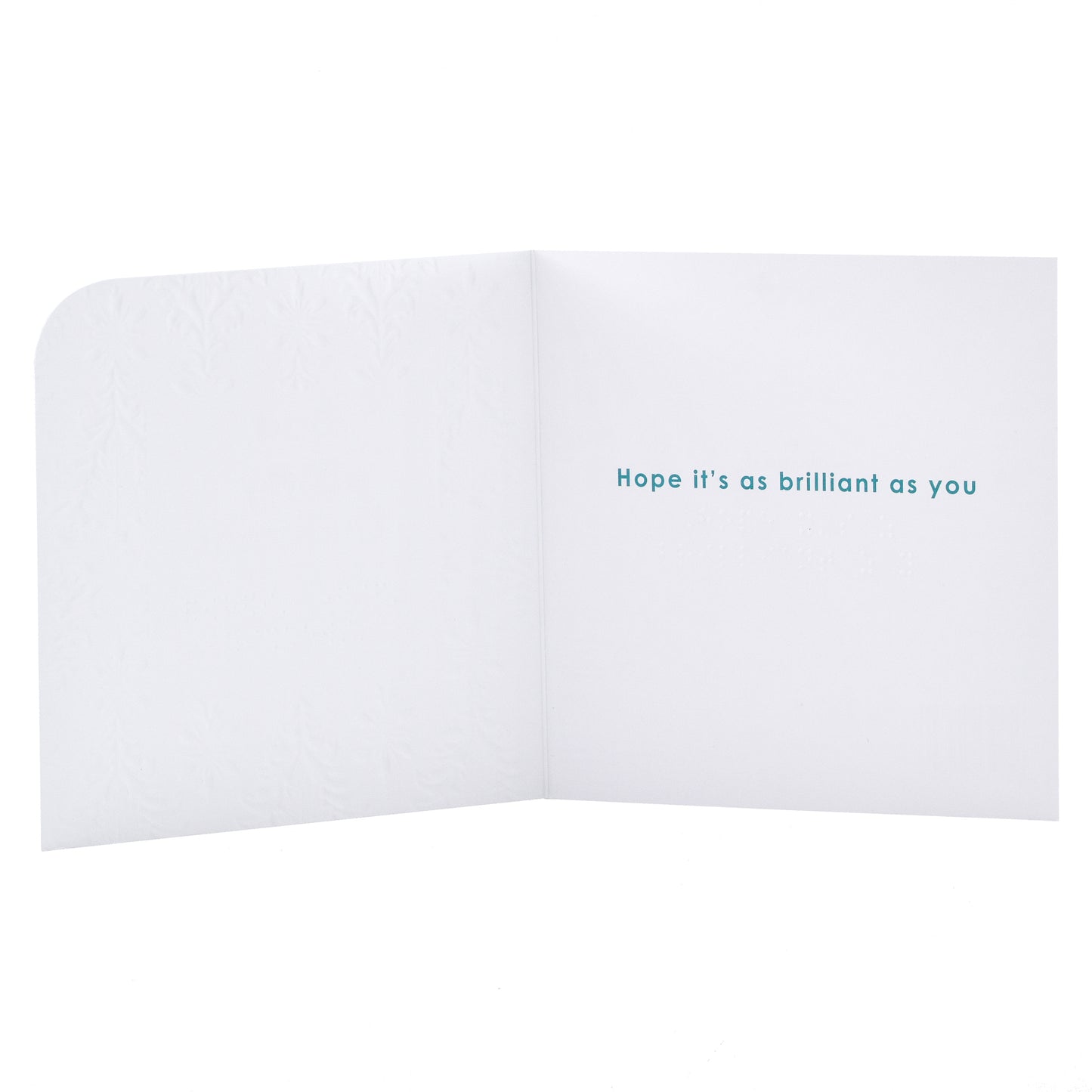 Hallmark Braille Christmas Card  - For Dad