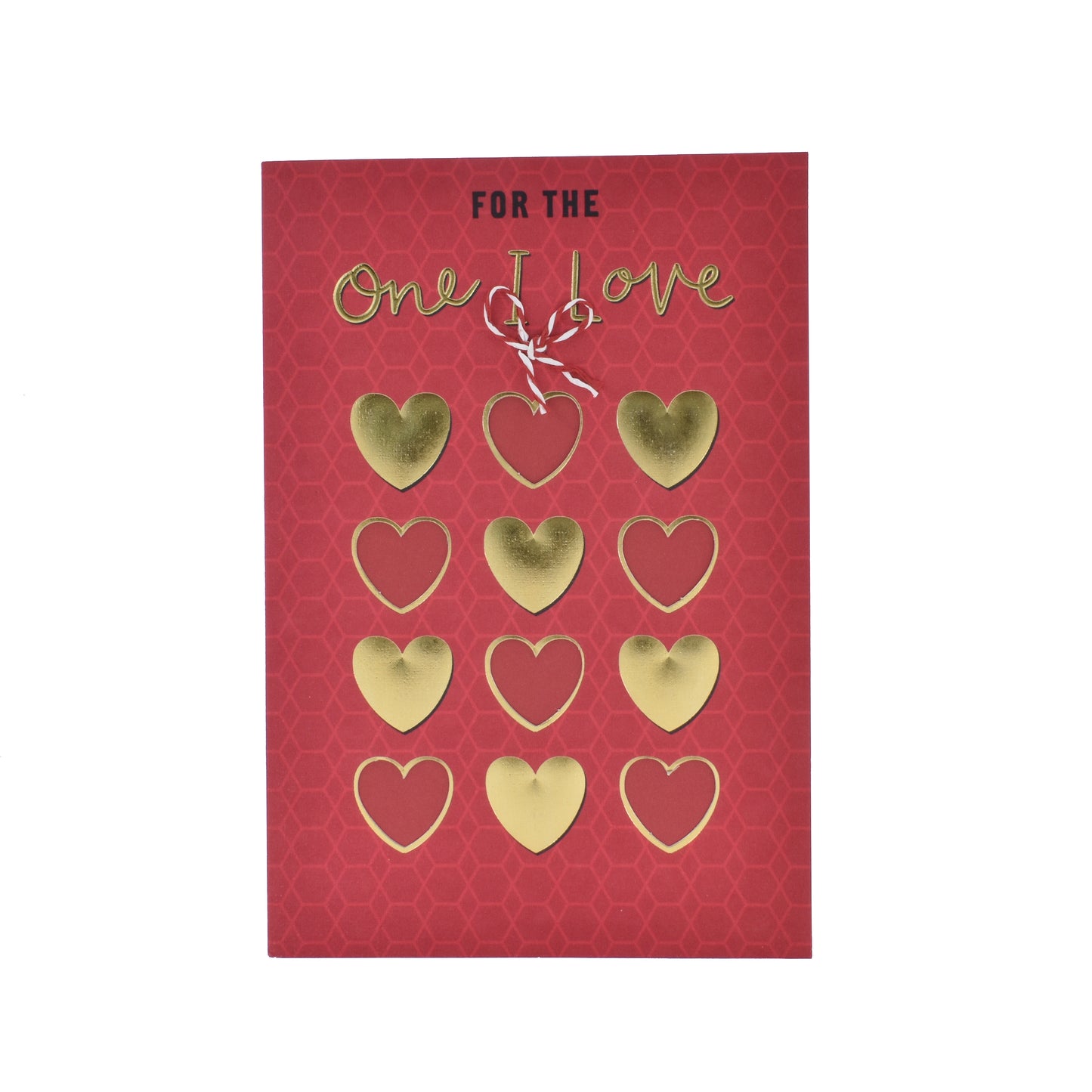 Valentine's Day Card - One I Love Hearts