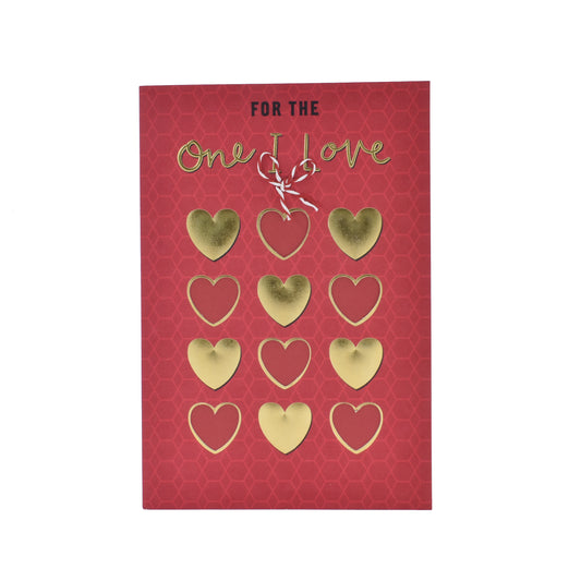 Valentine's Day Card - One I Love Hearts