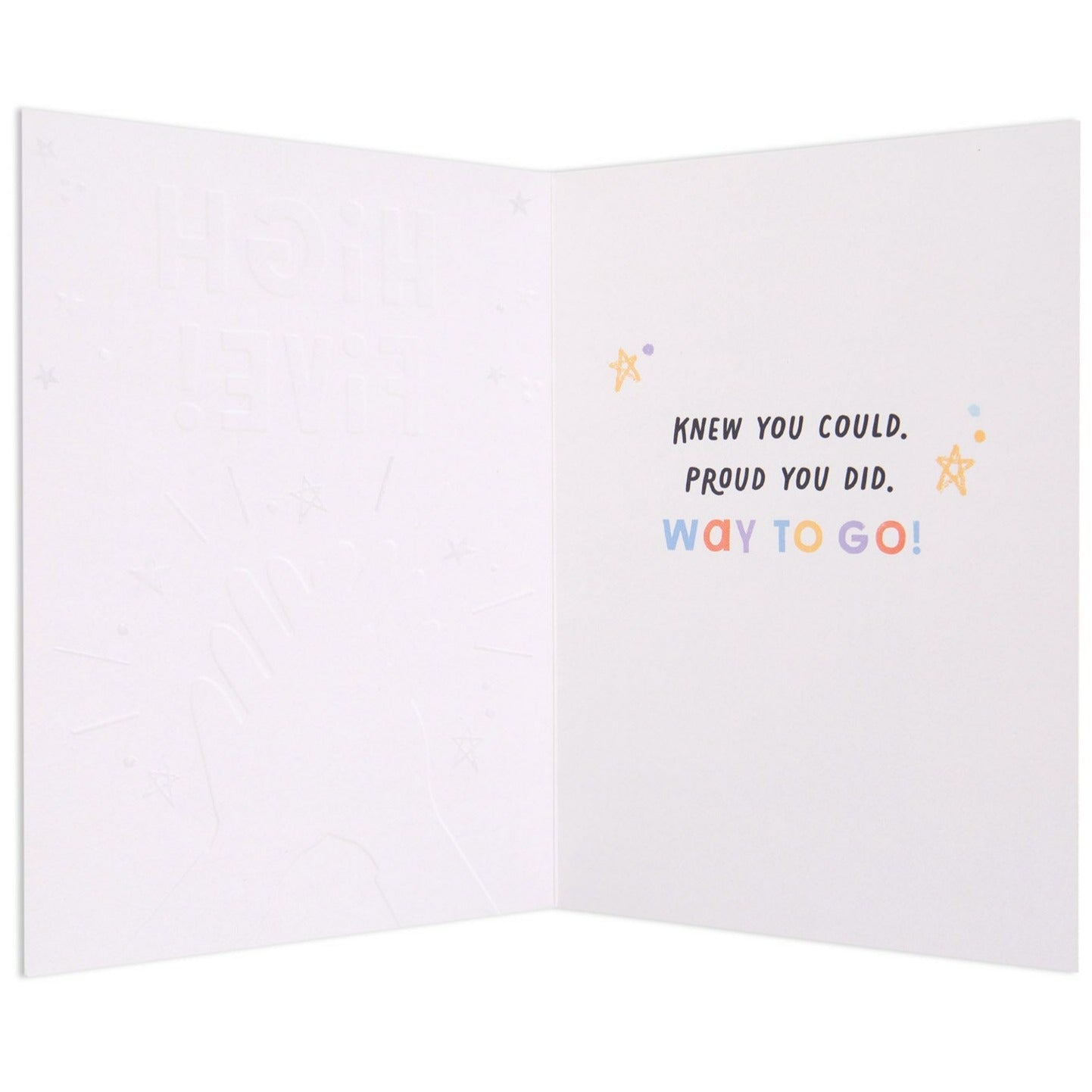 Little World Changers Congratulations Card for Kids - High Five!