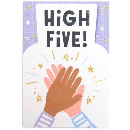 Little World Changers Congratulations Card for Kids - High Five!