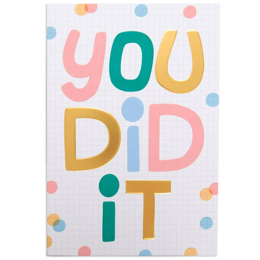 Little World Changers Congratulations Card for Kids - YOU DID IT!