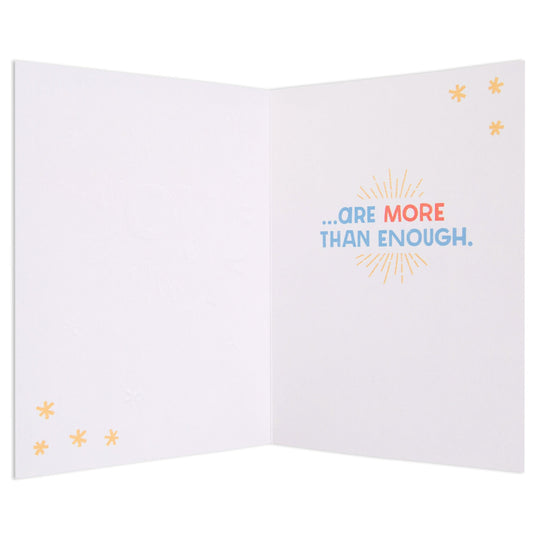 Little World Changers Support and Encouragement Card for Kids - More Than Enough