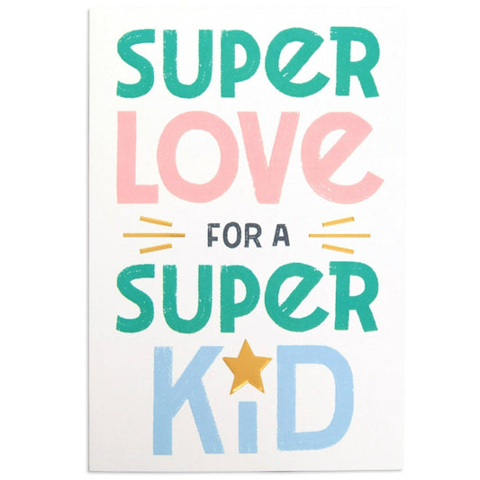 Little World Changers General Love Card for Kids - Super Kid