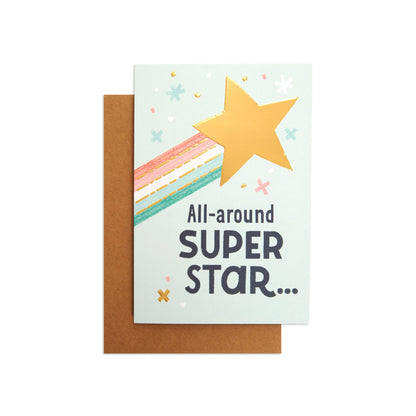 Little World Changers Any Occasion Card for Kids - Shooting Star