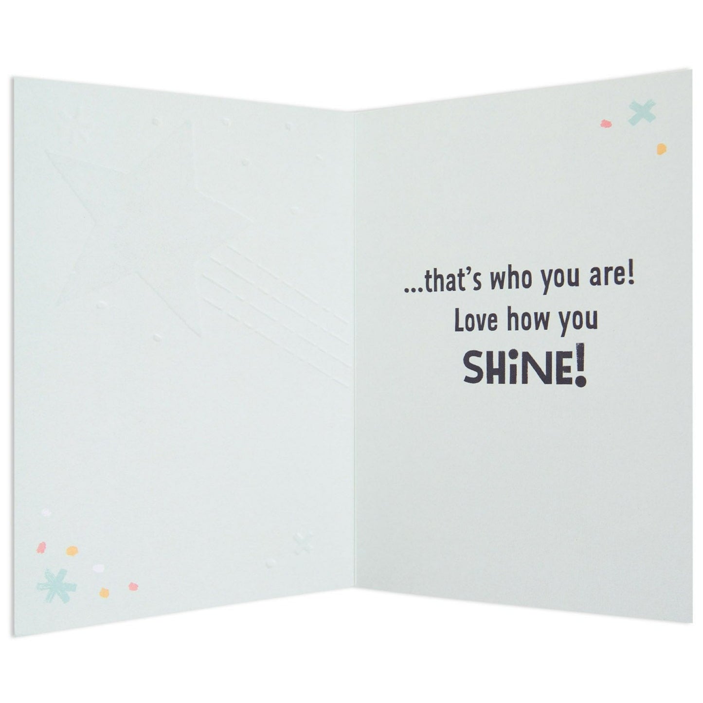Little World Changers Any Occasion Card for Kids - Shooting Star