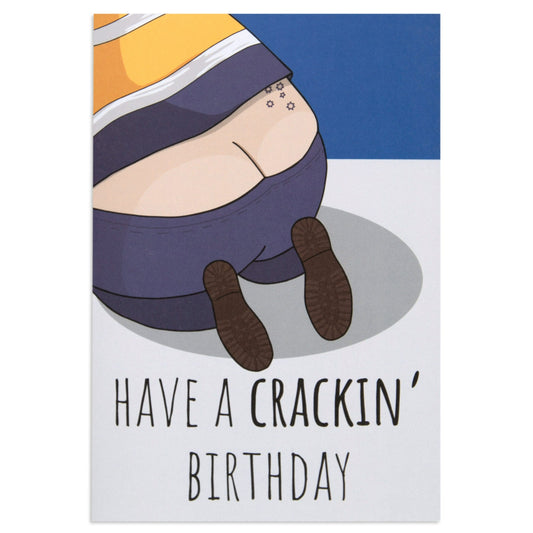 Australian Spirit Good On Ya Birthday Card - Butt Crack
