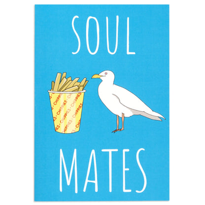 Australian Spirit Good On Ya Love Card - Seagull & Chips