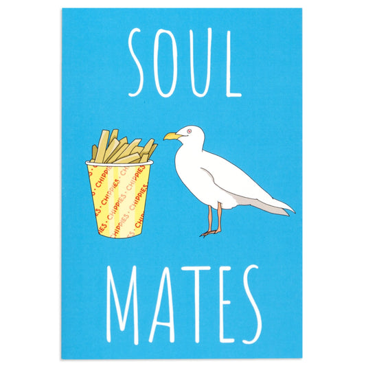 Australian Spirit Good On Ya Love Card - Seagull & Chips