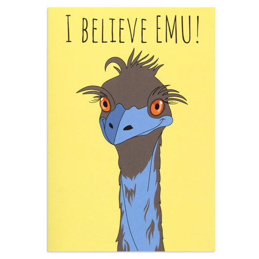 Australian Spirit Good On Ya Good Luck Card - Emu