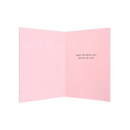 Mother's Day Card For The One I Love - Hanging Hearts