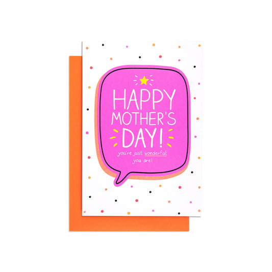 Happy Jackson Mother's Day Card - Just Wonderful