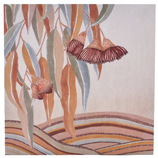 Under The Eucalyptus Tree by Karina Jambrak Blank Card