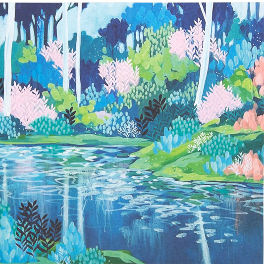 River Island by Clair Bremner Blank Card