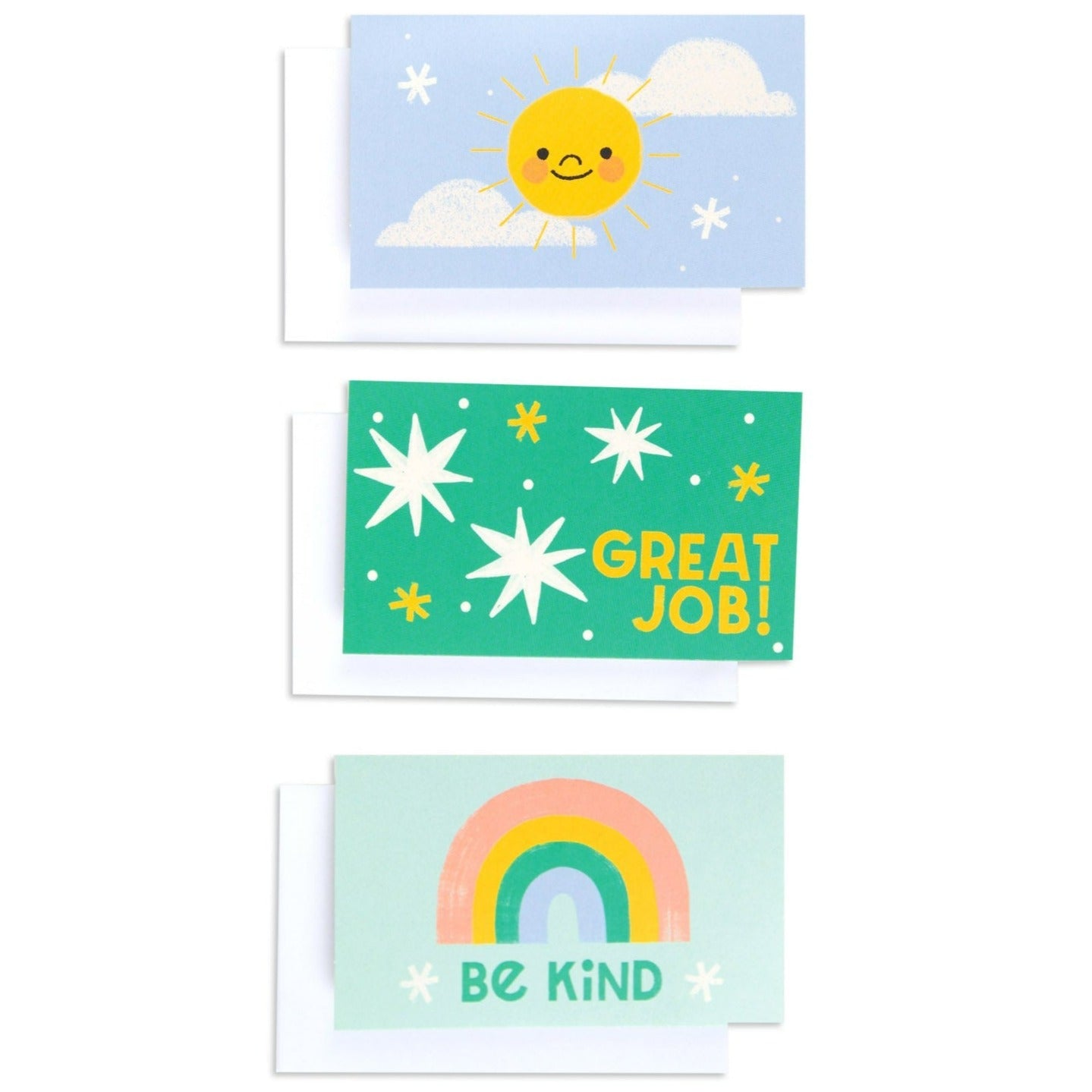 Little World Changers Assorted Blank Mini Note Cards - Pack of 12