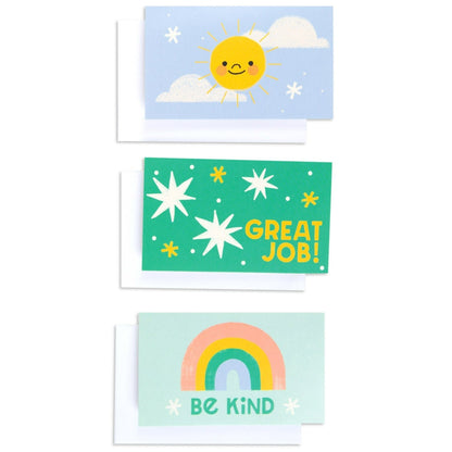 Little World Changers Assorted Blank Mini Note Cards - Pack of 12