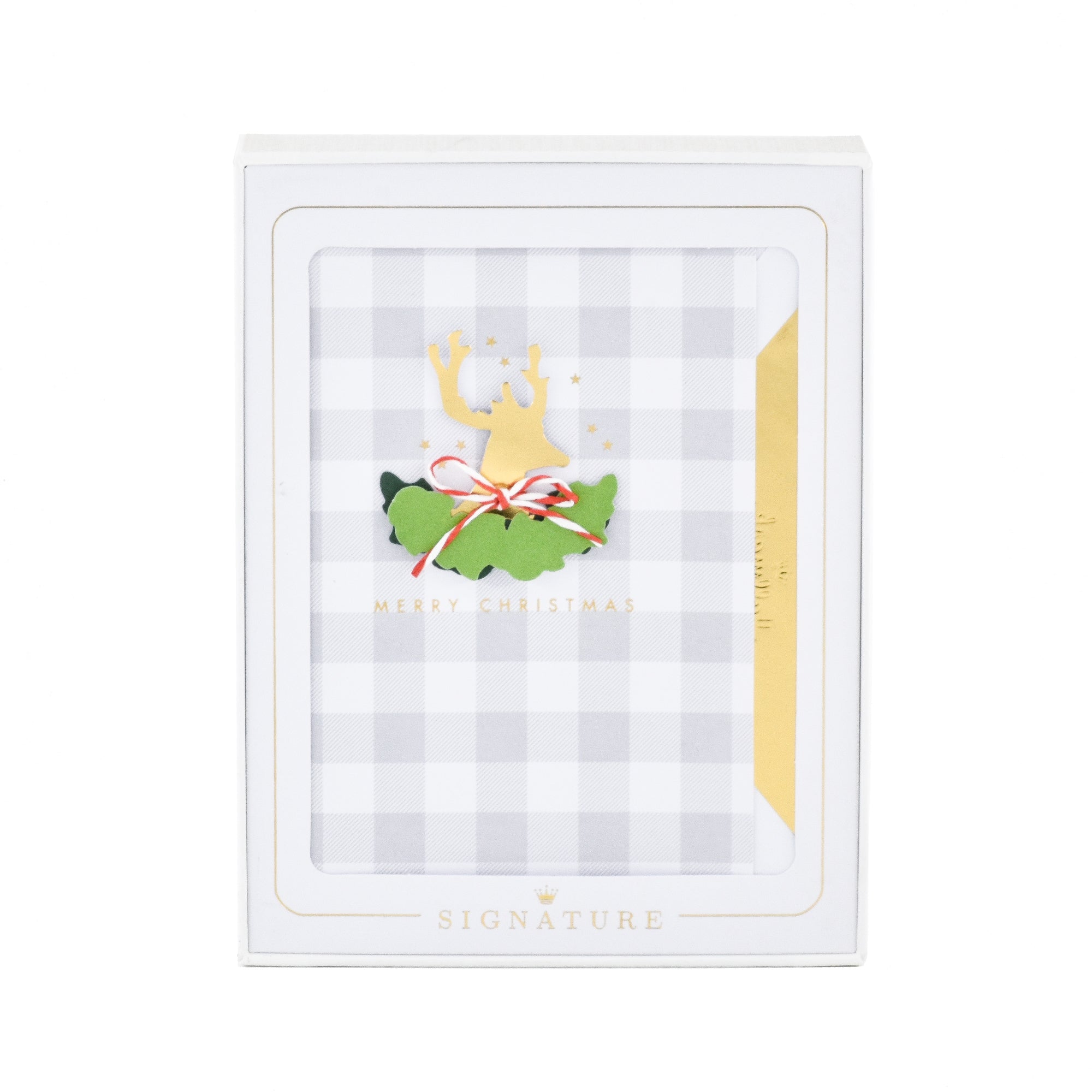 Hallmark Signature Boxed Christmas Cards – Reindeer Wreath – Hallmark ...
