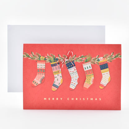 Hallmark Signature Boxed Christmas Cards – Stockings On The Mantle