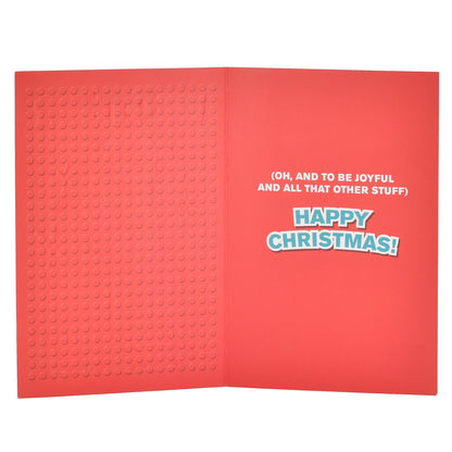 Hallmark Christmas Card For Brother - Lego Santa