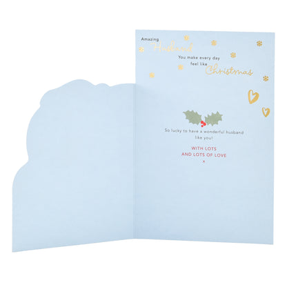 Hallmark Christmas Card For Husband - Forever Friends Bears