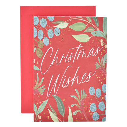 Hallmark Christmas Card  -  Festive Eucalyptus by Christie Williams