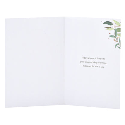 Hallmark Christmas Card  -  Festive Eucalyptus by Christie Williams