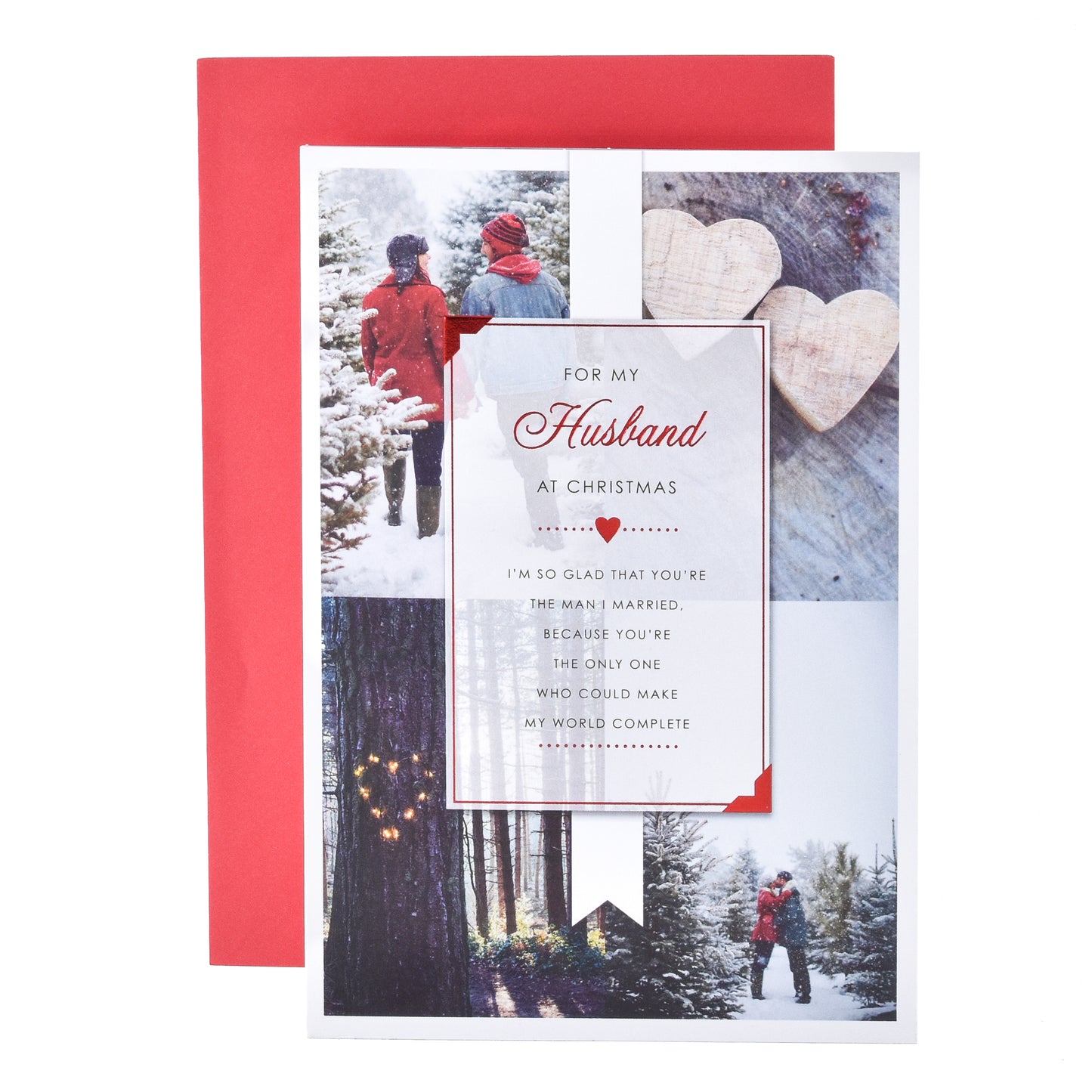 Hallmark Christmas Card  For My Husband - So Glad