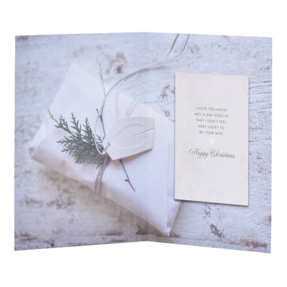 Hallmark Christmas Card  For My Husband - So Glad