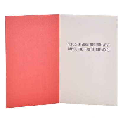 Hallmark Christmas Card  - Before & After Dog