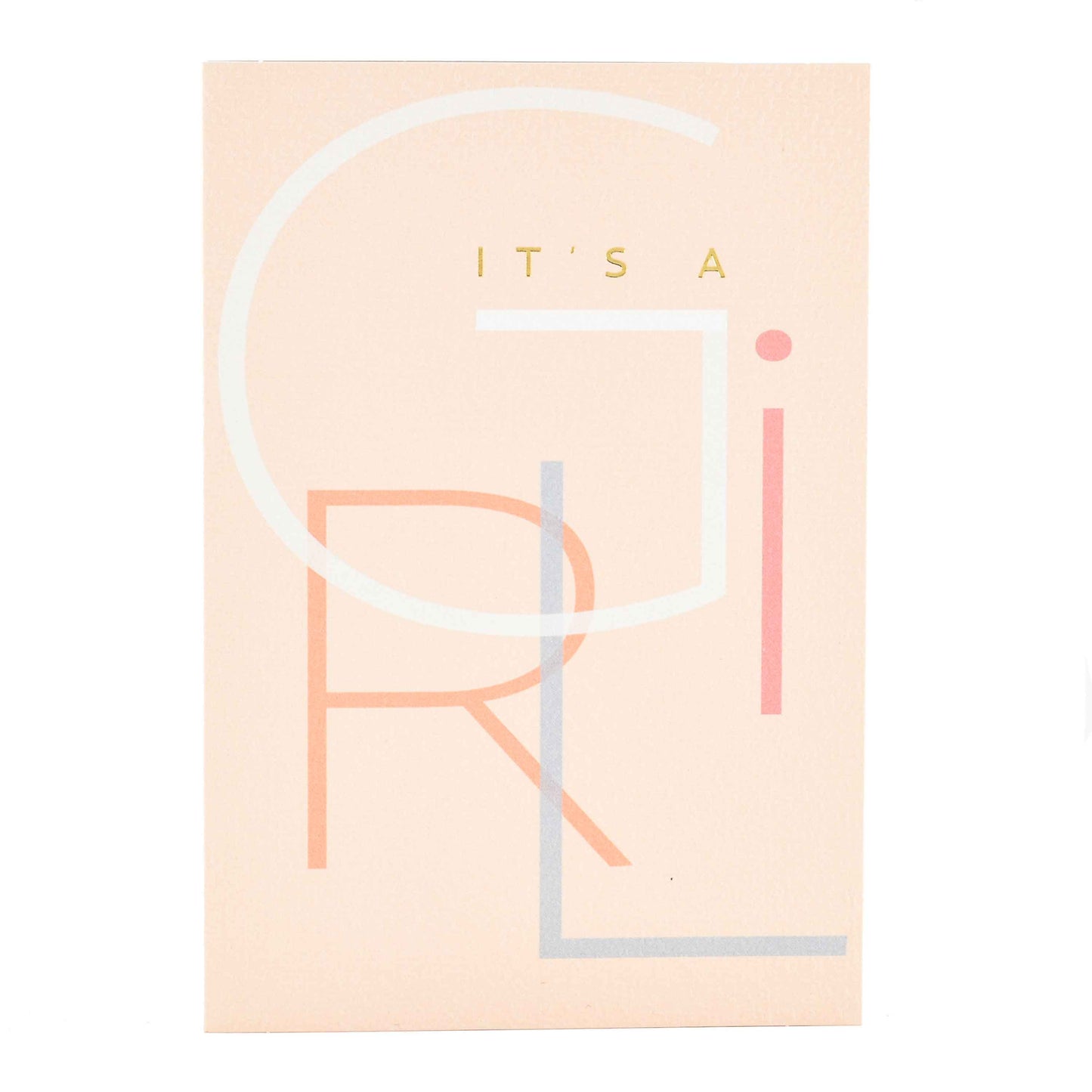 Signature Studio New Baby Card - It's A Girl!