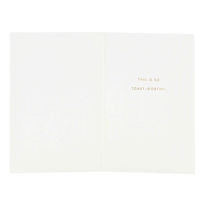 Signature Studio Congratulations Card - So Toast-Worthy!