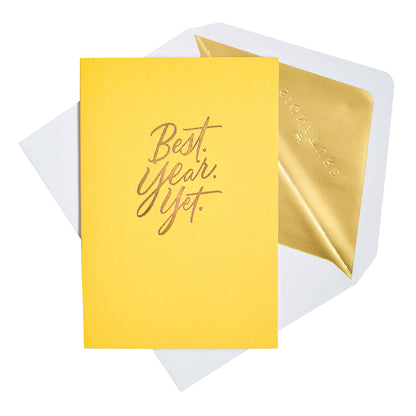Signature Studio Greeting Card - Best Year Yet