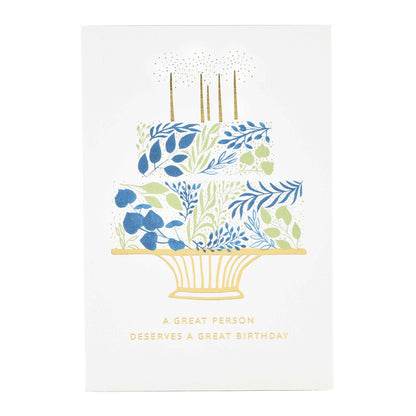 Signature Studio Birthday Card - Great Person, Great Birthday