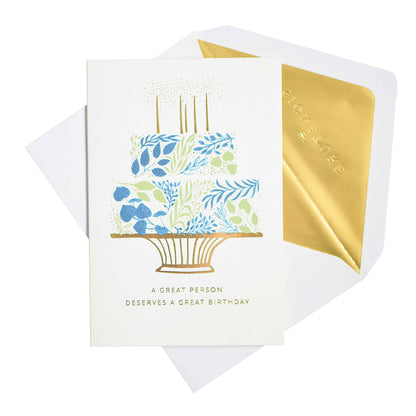 Signature Studio Birthday Card - Great Person, Great Birthday