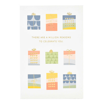 Signature Studio Birthday Card - A Million Reasons