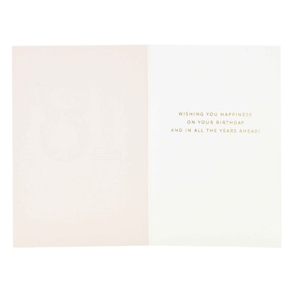 Signature Studio 18th Birthday Card - Wishing You Happiness!