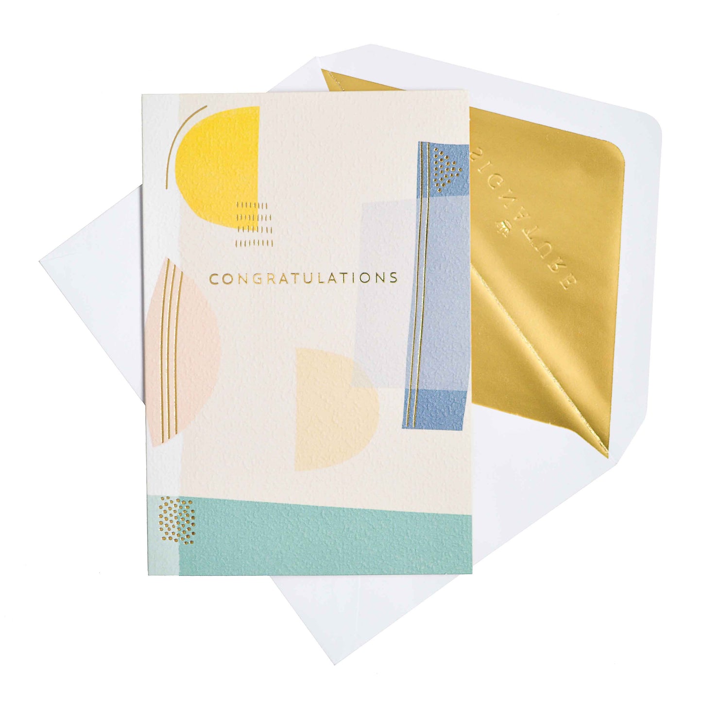 Signature Studio Congratulations Card - Contemporary & Colourful