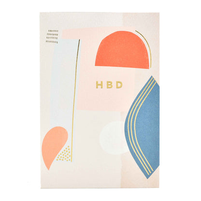 Signature Studio Birthday Card - HBD