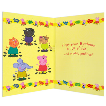 Peppa Pig Fun Interactive Birthday Card
