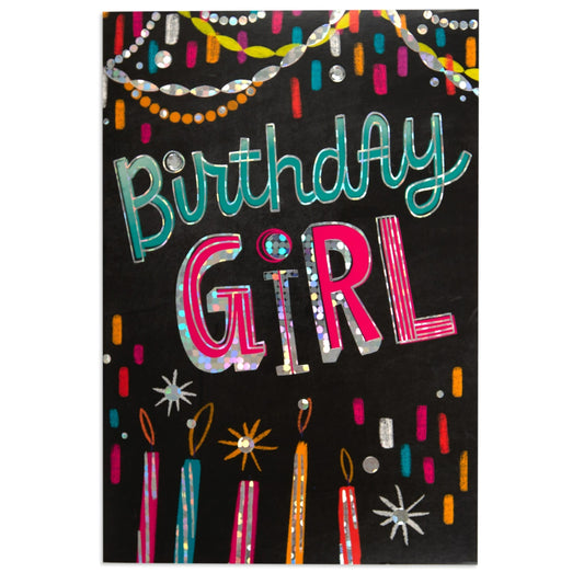 Best Day Fun Interactive Birthday Card for Girl