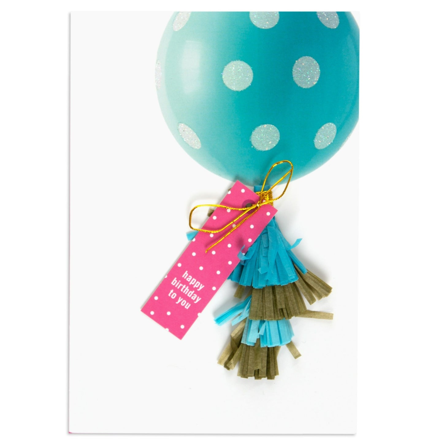 Tassel Balloon Cute Birthday Card