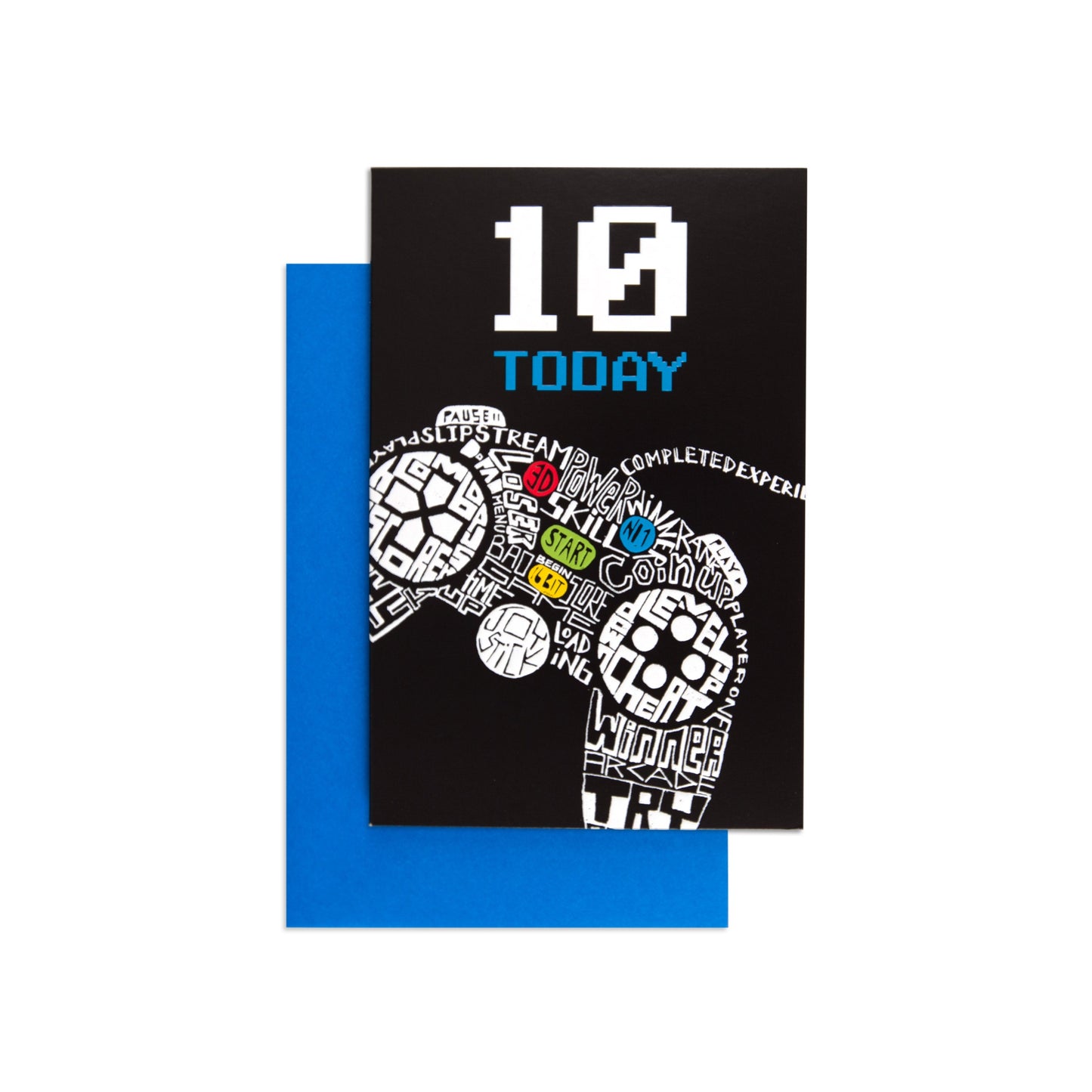 Video Game Controller Fun 10th Birthday Card